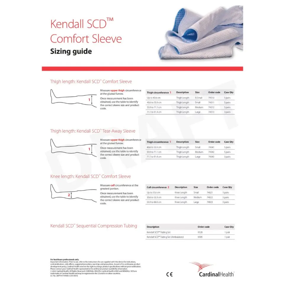 Sistema Kendall SCD Fundas de Compresión Secuencial