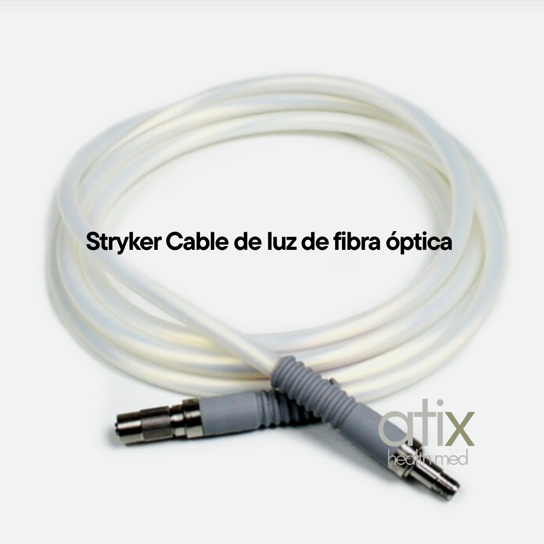 Cable de Luz de Fibra Óptica Stryker | Iluminación Quirúrgica Precisa - Atix Health Med Cable de luz de fibra óptica Stryker para endoscopía