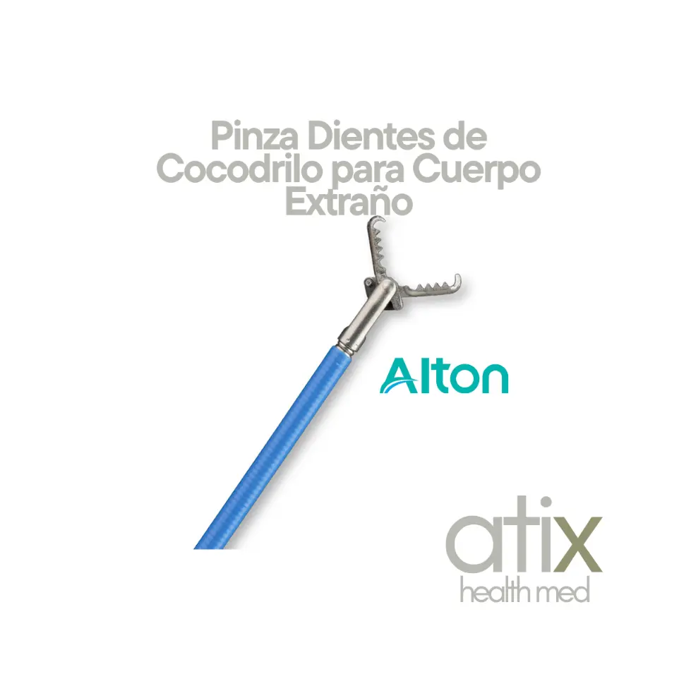 Alton Pinza Dientes Tipo Cocodrilo – Sujeción precisa para procedimientos médicos Pinza Alton Dientes Tipo Cocodrilo para endoscopia y procedimientos quirúrgicos