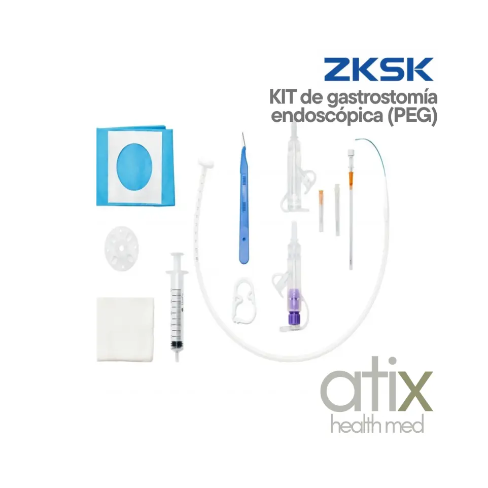 Kit de Gastrostomía Endoscópica (PEG) – Insumo médico especializado Kit de Gastrostomía Endoscópica PEG para colocación de sondas enterales