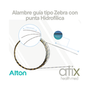 Alton Alambre guía tipo Zebra con punta Hidrofílica