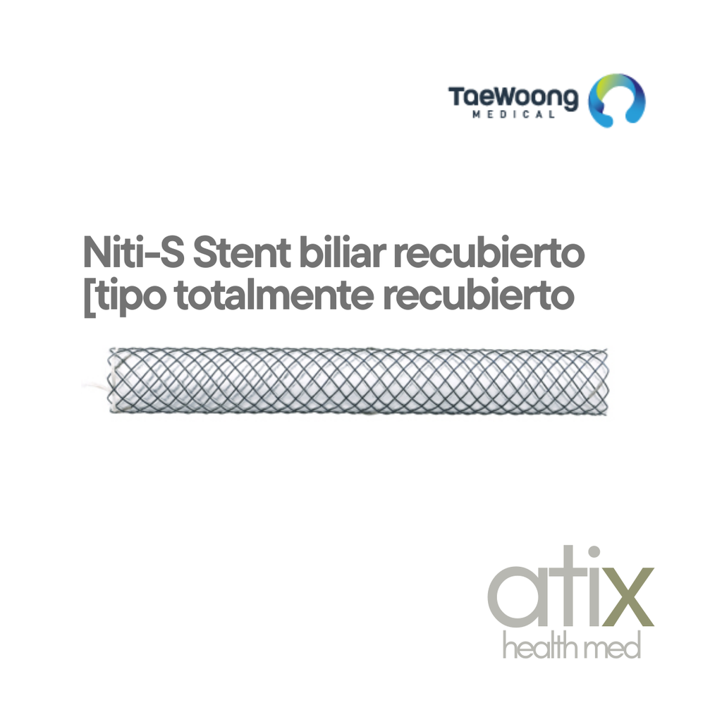 TaeWoong Niti-S Stent biliar Recubierto [Full Covered-Type] AUTOEXPANDIBLE 
