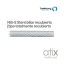 TaeWoong Niti-S Stent biliar Recubierto [Full Covered-Type] AUTOEXPANDIBLE 
