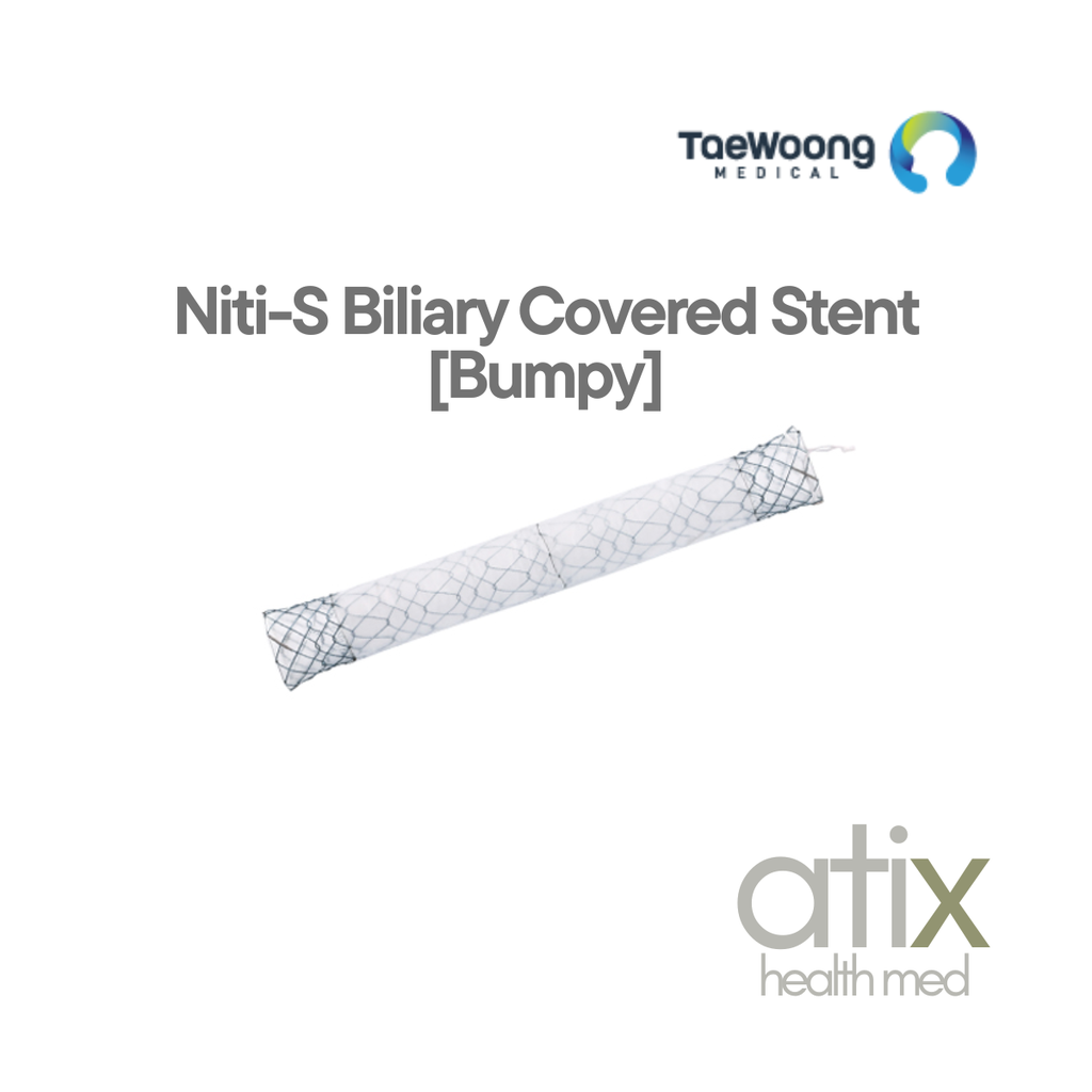 TaeWoong Niti-S Stent Biliar Recubierto Tipo [Bumpy] Autoexpandible