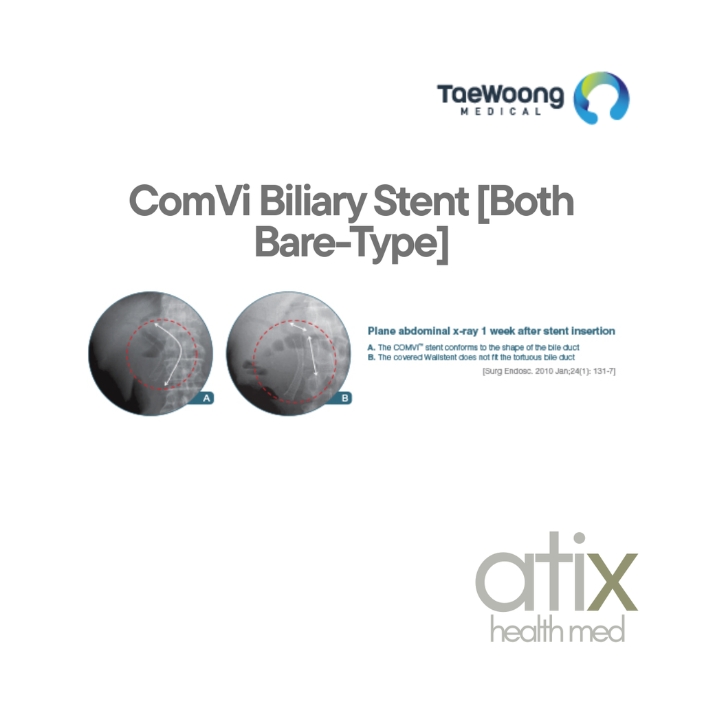TaeWoong ComVi Biliary Stent [Both Bare-Type]
AUTOEXPLANDIBLE PARCIALMENTE CUBIERTA 