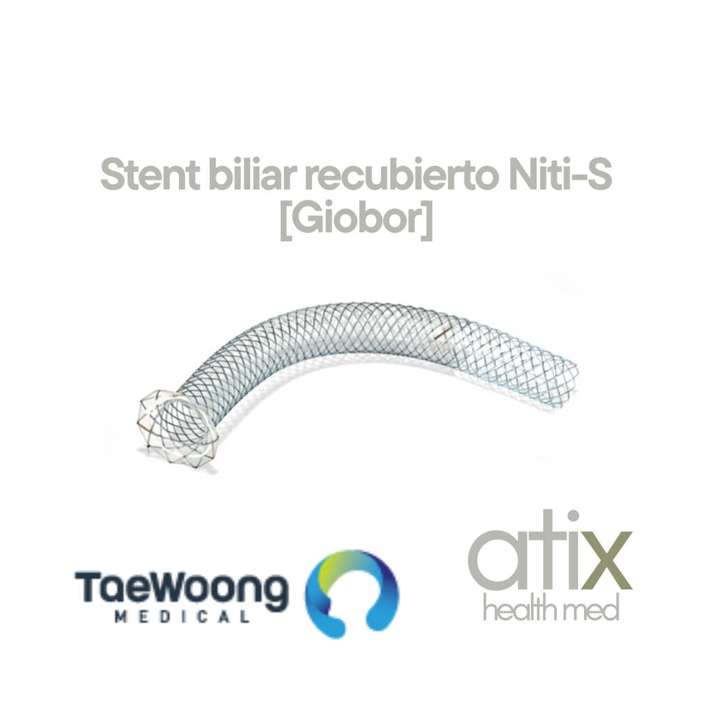 TaeWoong Niti-S Stent Biliar Cubierto [Giobor] AUTOEXPANDIBLE  (HEPATOGASTRO) 