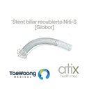 TaeWoong Niti-S Stent Biliar Cubierto [Giobor] AUTOEXPANDIBLE  (HEPATOGASTRO) 
