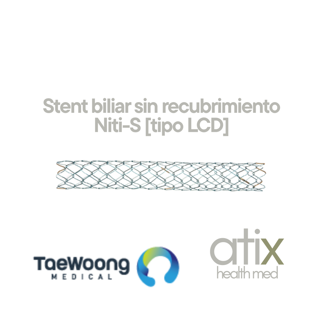 Taewoong Niti-S Stent Biliar  [LCD-Type] Sin Recubrimiento