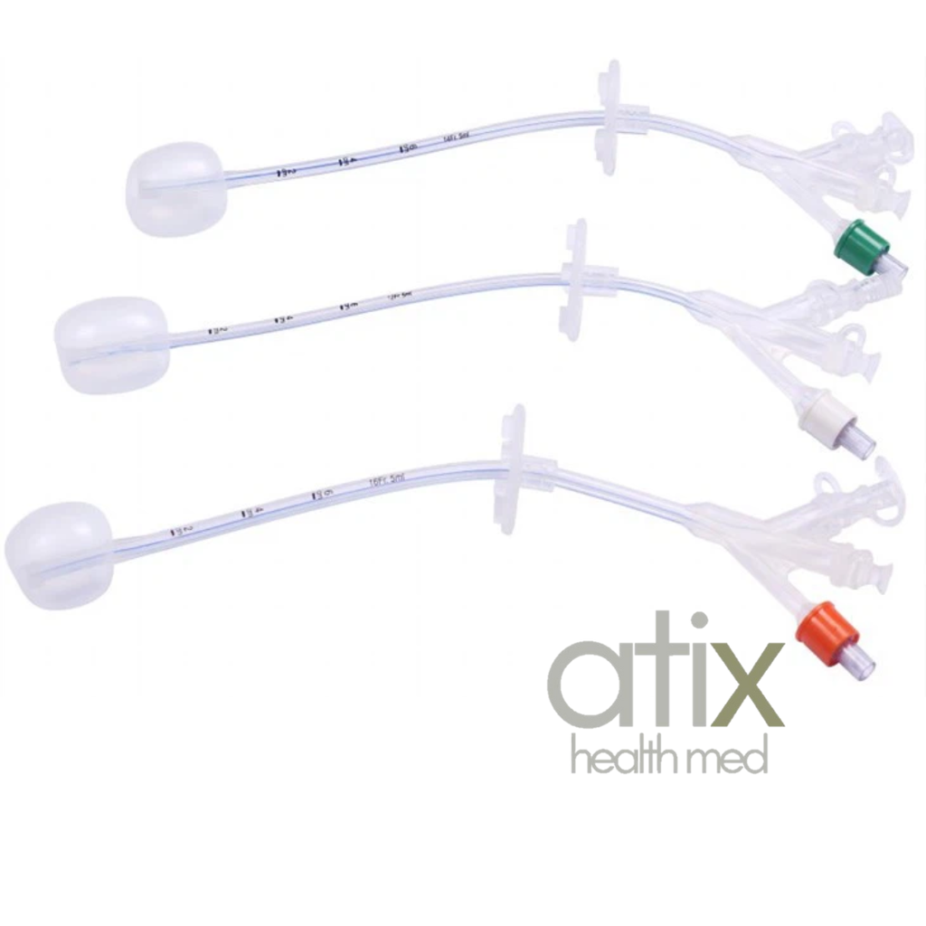 [AC-GT24F24FR] ZKSK Silicone Gastrostomy Tube with Balloon (GT24F 24 FR.)