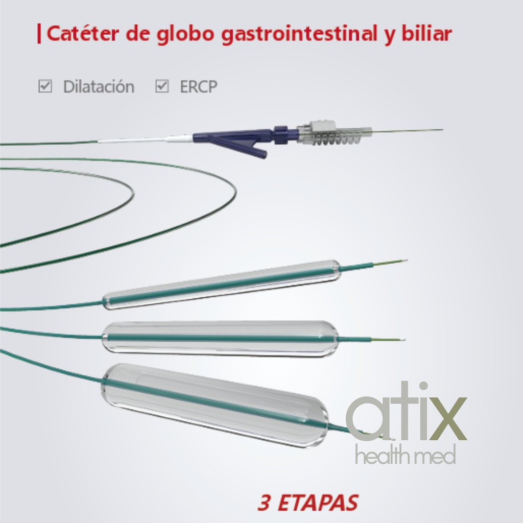 [AC-VDK-TBD-10/11/12-40-200] Vedkang Catéter Balón Gastrointestinal y Biliar /Dilatador 3 Etapas (10/11/12)