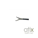 BÓER Pinza de disección Maryland, con Plug electrocirugía, con cremallera, rotación de 360°