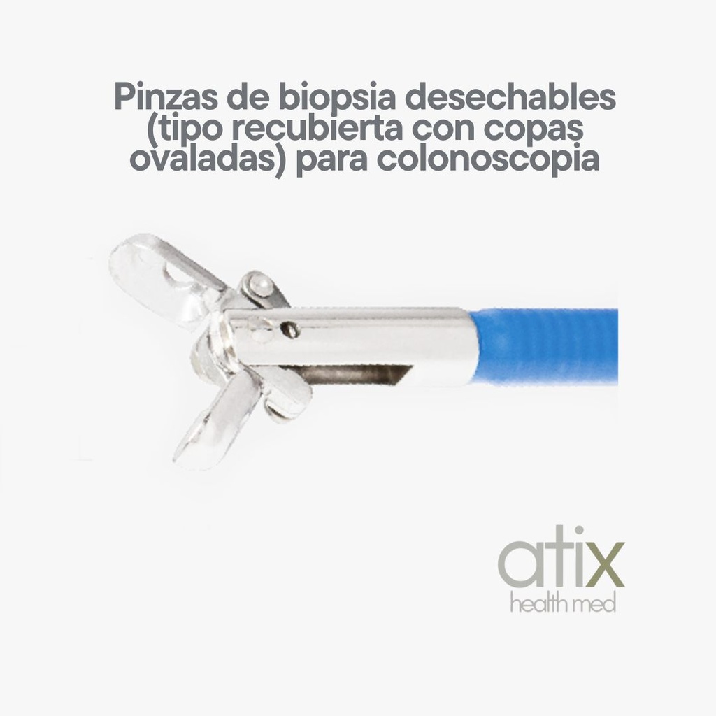 Alton Pinza de Biopsia Tipo Recubierta con Copas Ovaladas