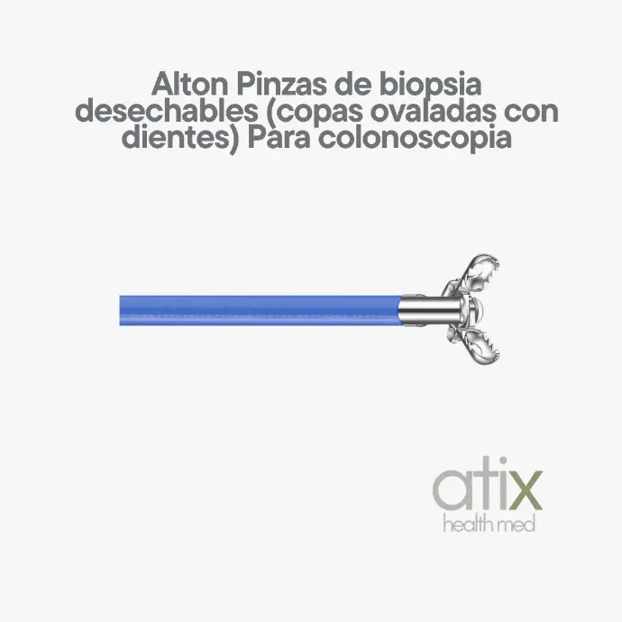 Alton Pinzas de biopsia desechables (copas ovaladas con dientes) Para colonoscopia