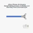 Alton Pinzas de biopsia desechables (copas ovaladas con dientes) Para colonoscopia