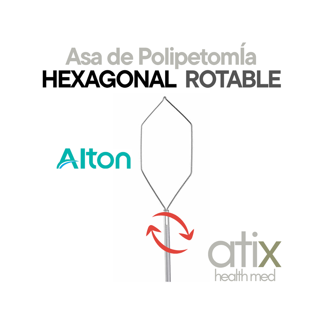 Alton Hexagonal ROTATABLE Polypectomy Loop HIGH FREQUENCY use for Colonoscopy
