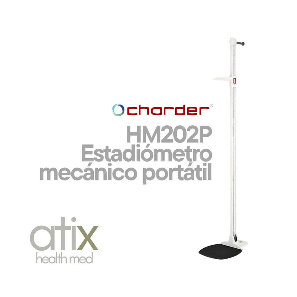 Charder HM202P Tallímetro o Estadiómetro mecánico portátil