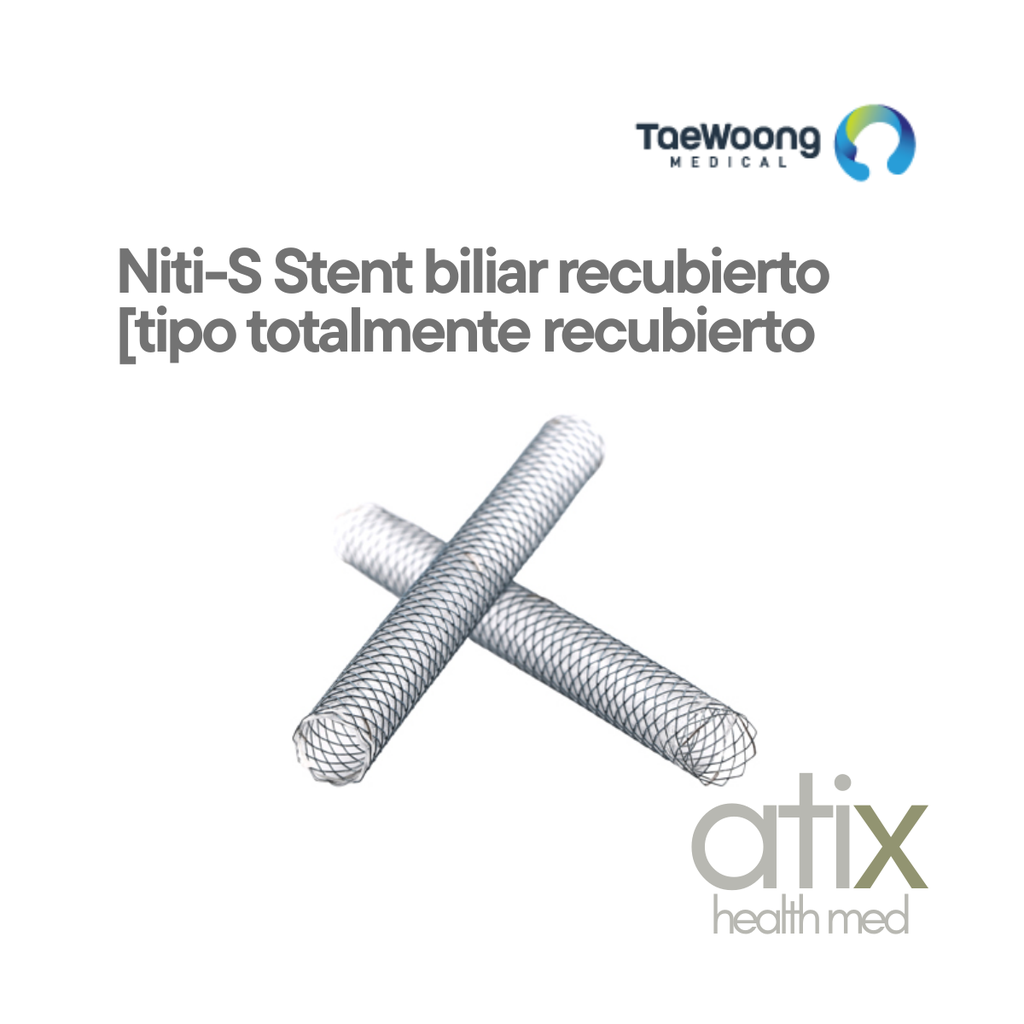 TaeWoong Niti-S Stent biliar Recubierto [Full Covered-Type] AUTOEXPANDIBLE 