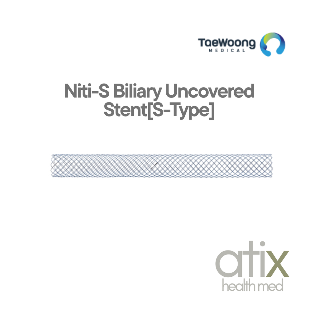 Taewoong Niti-S Stent Biliar sin Recubrimiento [S-Type] AUTOEXPANDIBLE 