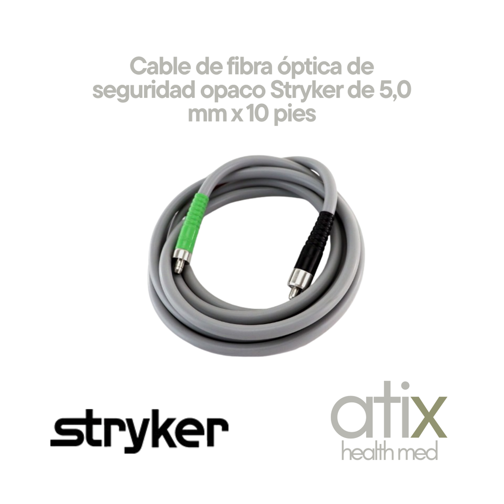 Stryker 5.0 mm x 10 ft Opaque Safety Fiber Optic Cable