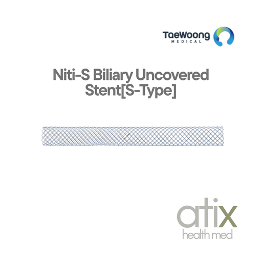 Stent biliar Taewoong Niti-S sin recubrimiento [tipo S] AUTOEXPANDIBLE 