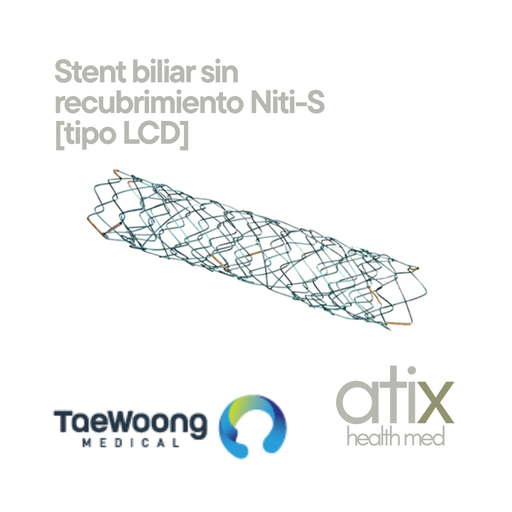 Taewoong Niti-S Stent Biliar  [LCD-Type] Sin Recubrimiento