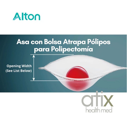 [AC-AF-D2423GD30] Alton Asa con Bolsa Atrapa Pólipos para Polipectomía