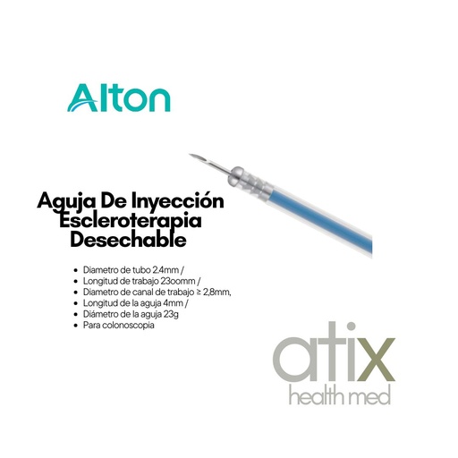 [AC-AF-D2423PN2304] Alton Aguja de inyección desechable ESCLEROTERAPIA